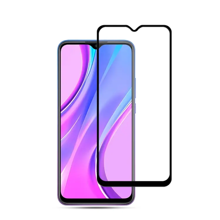 10 PZ mocolo 0.33mm 9H 2.5D Full Glue Pellicola in vetro temperato, For Xiaomi Redmi 9(10pcs), For Xiaomi Redmi 9A(10pcs)