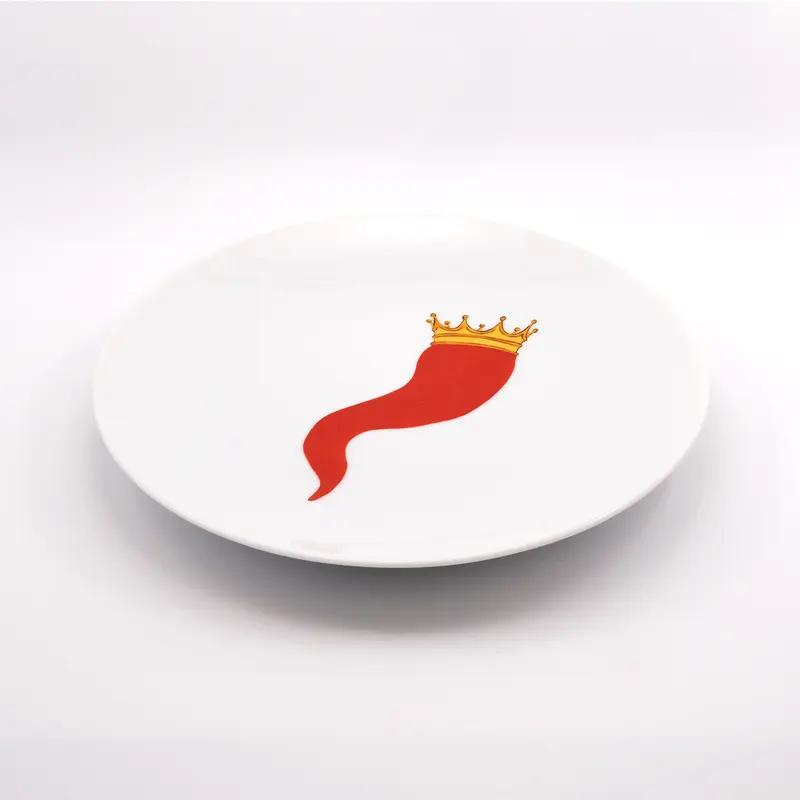 2 Dessert Plate Horn with King's Crown – Lucky