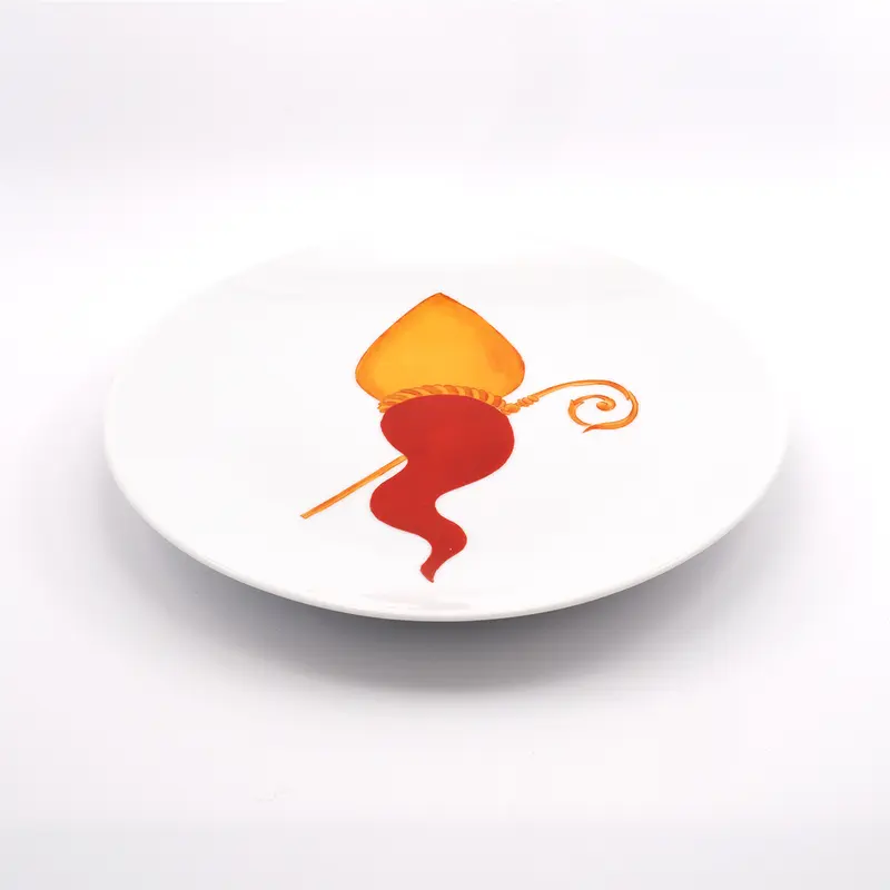 2 Dessert Plate Pope's Horn – Lucky