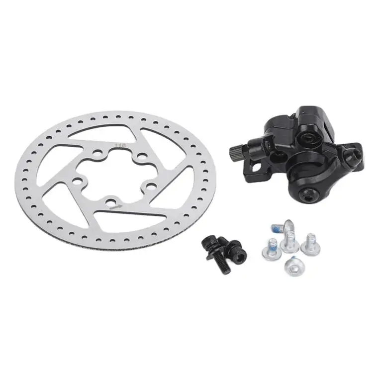 2 In 1 Brake Kit For Xiaomi M365 Disc Brake Caliper + 110mm 5-Hole Brake Rotor, 2 In 1 For Xiaomi M365