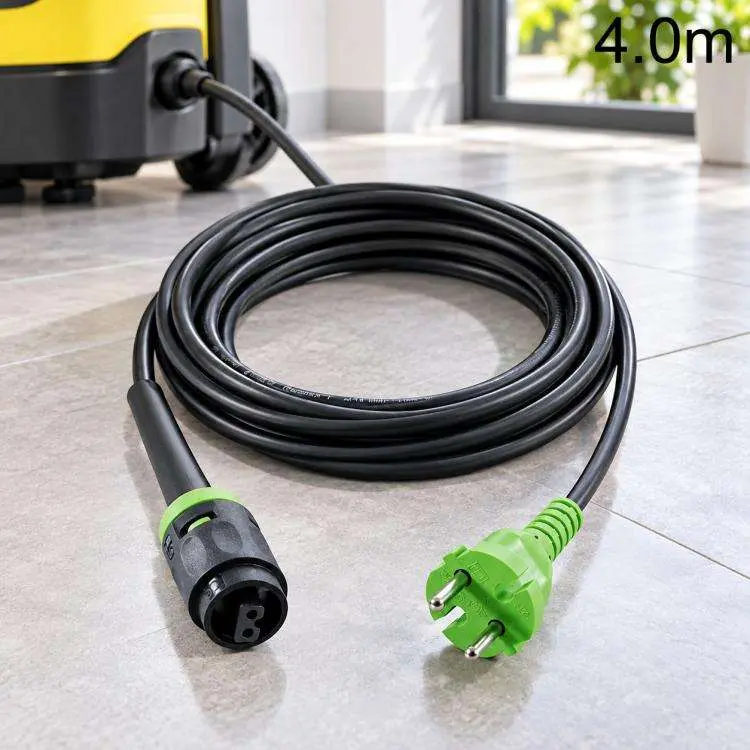 230V EU Plug AC Power Cord For Festool CT15  E-Set / CTL MIDI / CTL 26E / CTL 36E, 4m, 5.5m, 7.5m