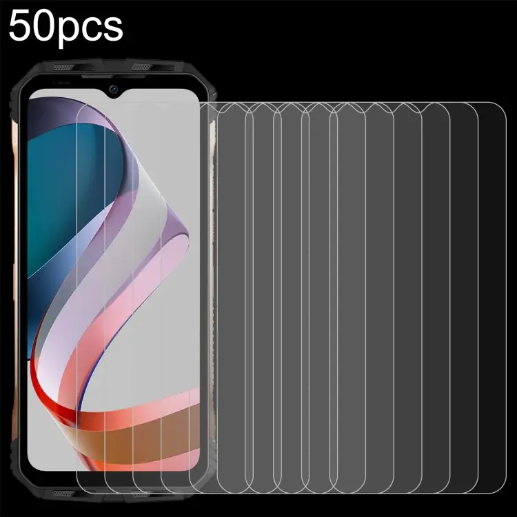 50 pellicole in vetro temperato 0,26 mm 9H 2,5D, For DOOGEE V30T(50 PCS), For TCL 406 (50 PCS)