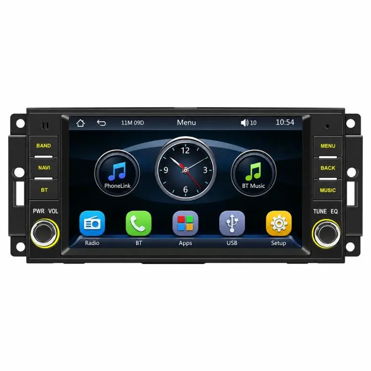 7 inch Car MP5 Player Wireless Central Control Smart Screen for Jeep Wrangler, For Jeep Wrangler