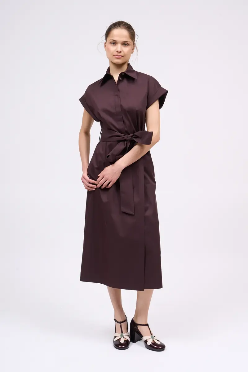 Abito in twill di cotone