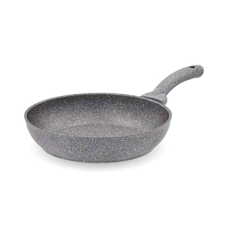 Accademia Mugnano Padella Cuore di Pietra Ø 16-32 cm | Rivestimento Mineral Stone Rinforzato Titanio | Made in Italy | Tutte le Fonti di Calore