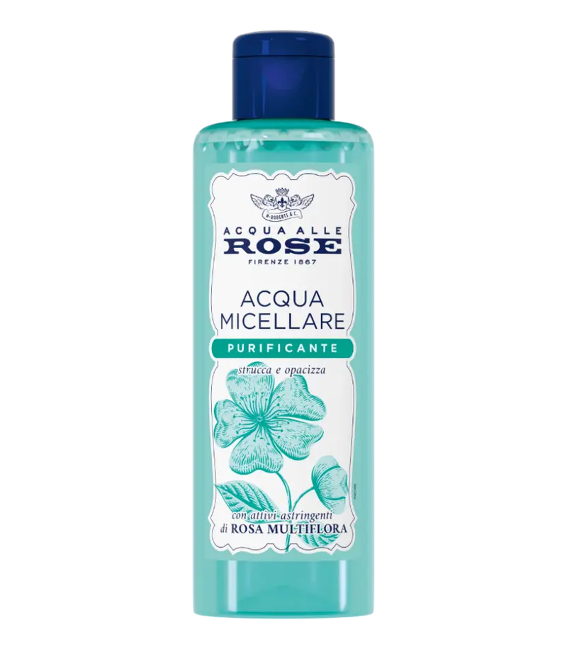 Acqua Alle Rose Acqua Micellare Purificante 200ml - Rosa Multiflora - Opacizzante - Pelli Impure e Miste