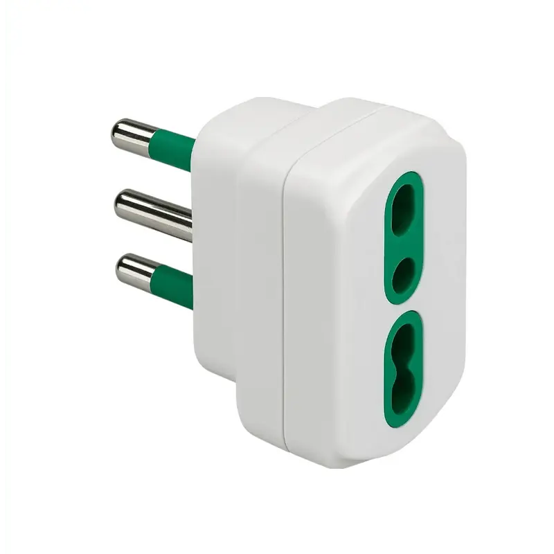 Adattatore Singolo Bipasso 2P+T 16A