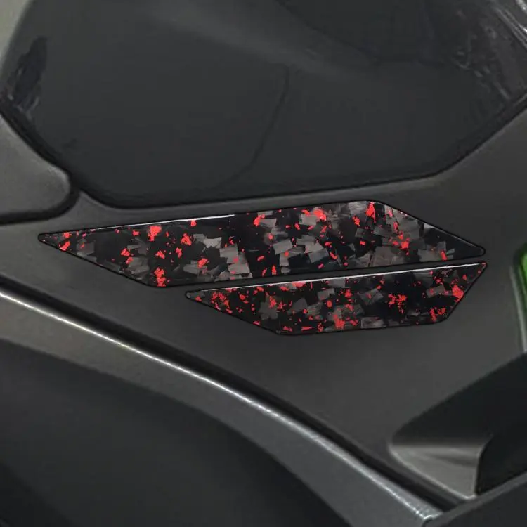 Adesivi decorativi laterali per la carrozzeria della Kawasaki Ninja 400 (4 pezzi/set) per gli anni 2019-2023.