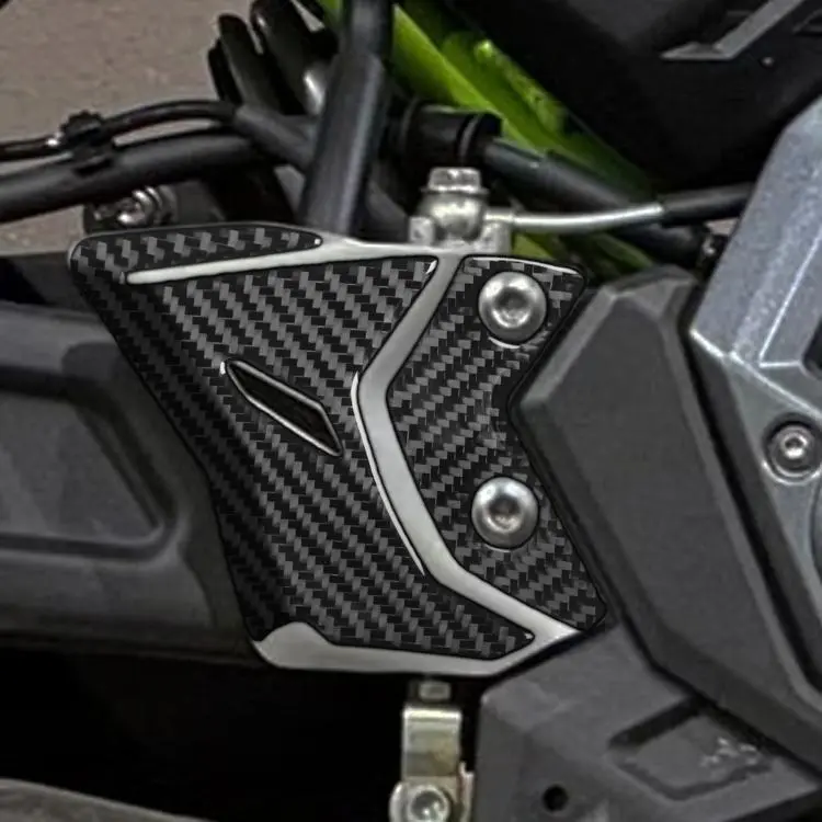 Adesivi decorativi per poggiapiedi per Kawasaki Z650 2024-2025, set da 3 pezzi.