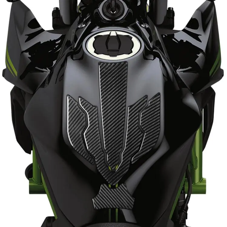 Adesivi per tappo serbatoio carburante per Kawasaki Z650 2024-2025, set da 5 pezzi.