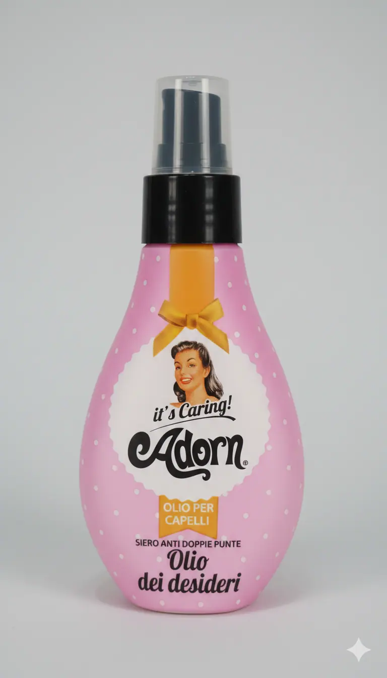 Adorn Olio dei Desideri Siero Anti Doppie Punte 100ml – Olio Multifunzione Nutriente e Protettivo