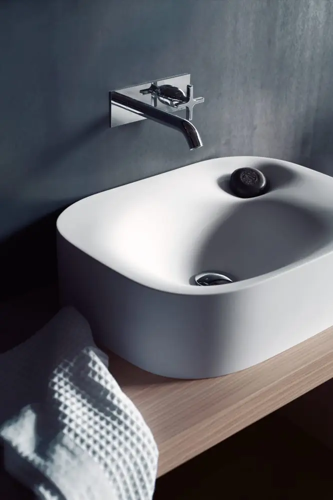 Agape Nivis lavabo da appoggio con foro ACER0763PR