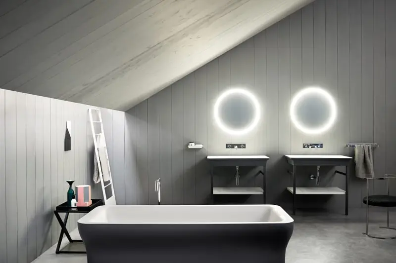Agape Novecento XL lavabo sospeso senza foro ACER10700R