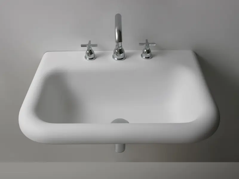 Agape Ottocento lavabo sospeso tre fori ACER07663R