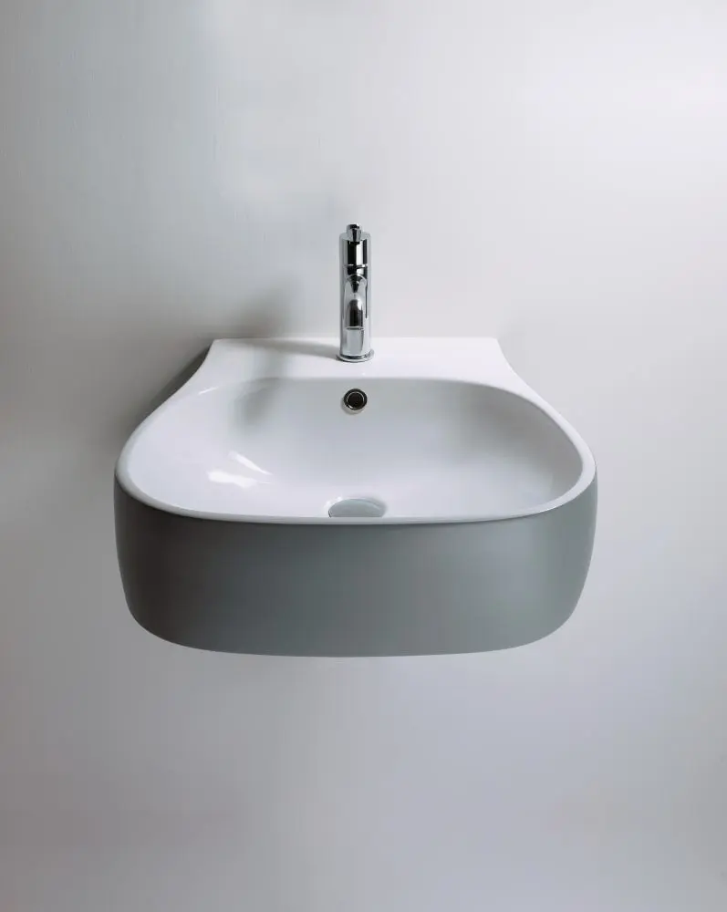 Agape Pear lavabo sospeso tre fori ACER08953R