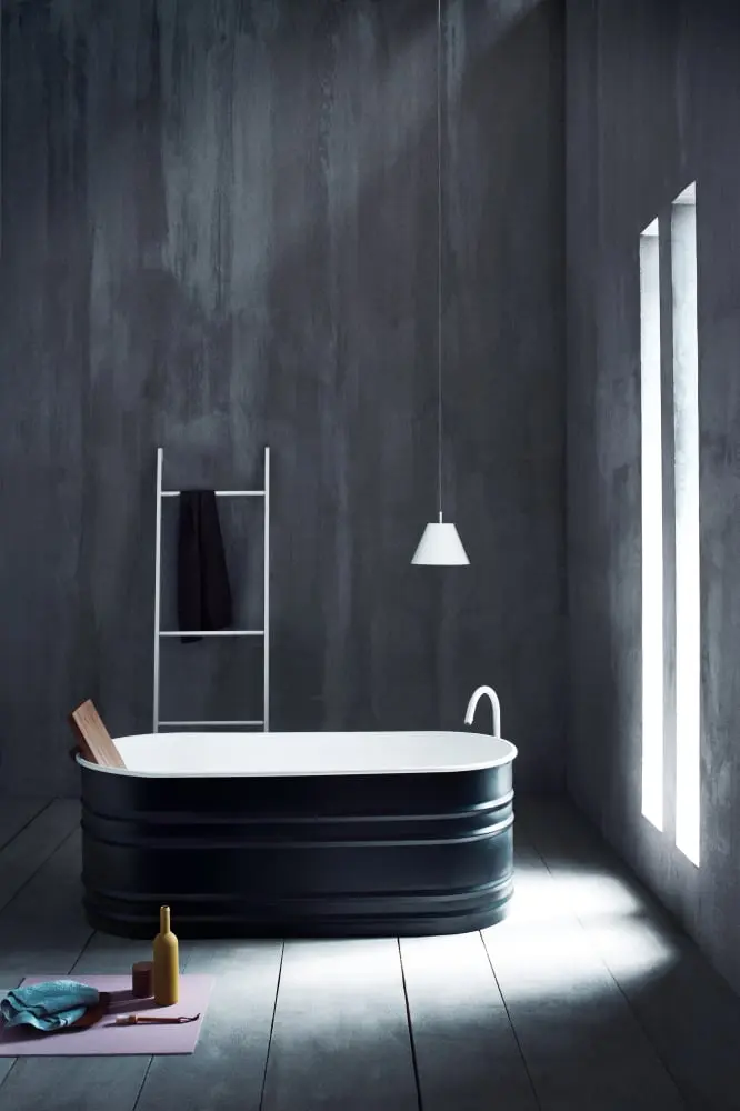 Agape Vieques vasca da bagno freestanding con poggiaschiena AVAS0911I