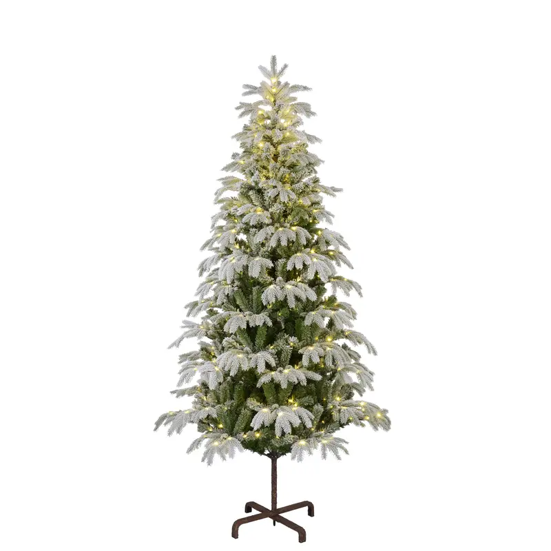 Albero di Natale Trondheim 420 LED 1288 Punte, H210cm