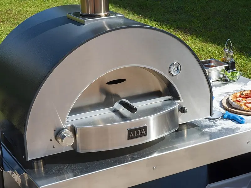 Alfa Forni Classico forno a legna 2 Pizze Ardesia Grey FXCL-2P-LGRA