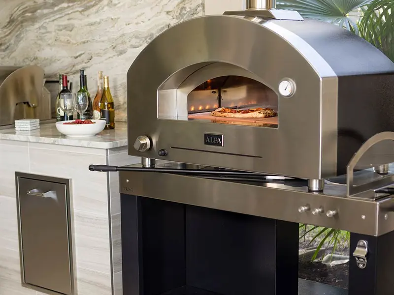 Alfa Forni Futuro forno a gas 2 Pizze FXFT-2P-GSB