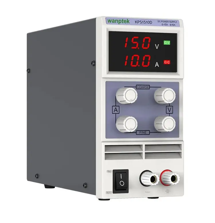 Alimentatore da banco regolabile 15V 10A Wanptek