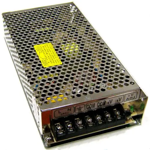 Alimentatore Switching 12V 12A con morsettiera 5P 9.5 mm