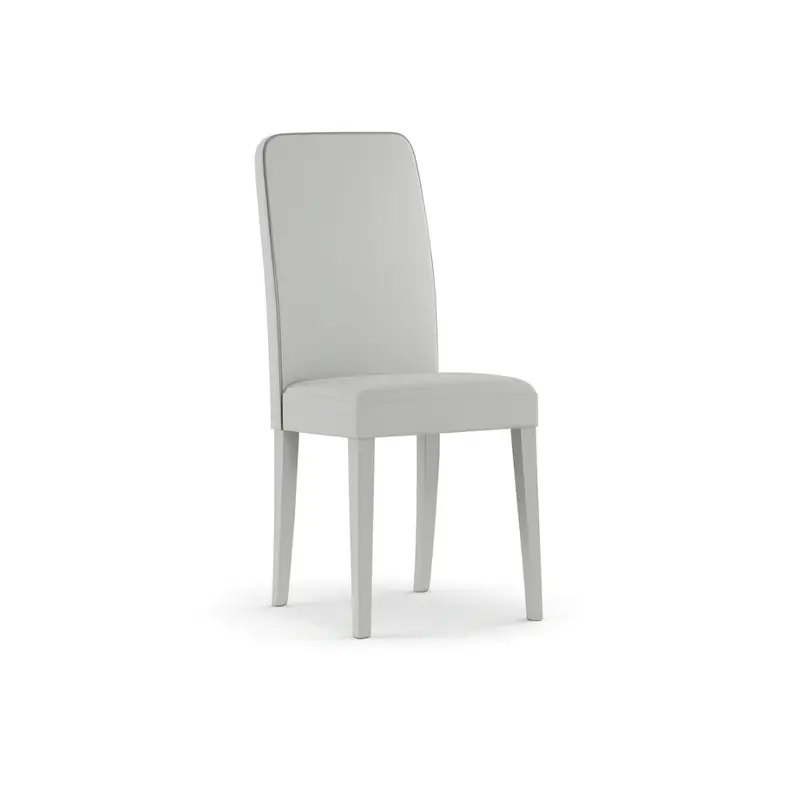 Alina, Set di 2 Sedie in similpelle (59cm X 46cm H. 99cm) Made in Italy