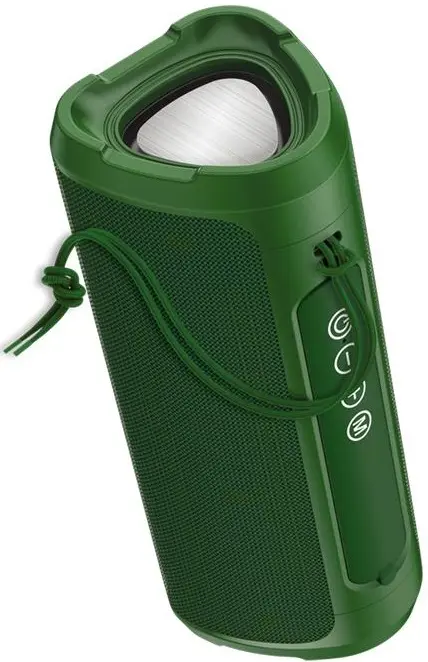 Altoparlante Bluetooth 2" 10W USB AUX Scheda SD Radio FM verde KSC-604