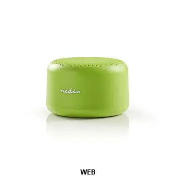 Altoparlante Bluetooth 9W Verde con batteria 300 mAh