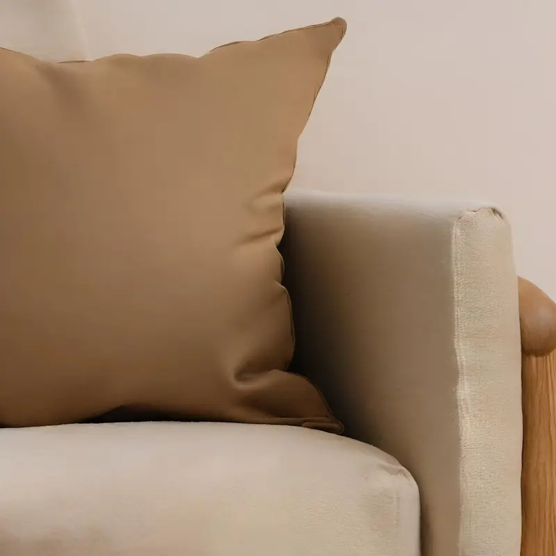 ALUGA 60, Fodera Cuscino Grande in Ecopelle 60x60
