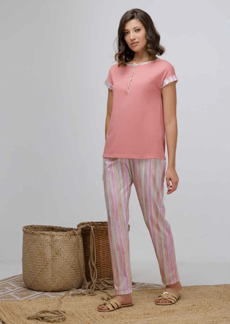 Amadine Pigiama Donna Aperto M/M P/L D3133