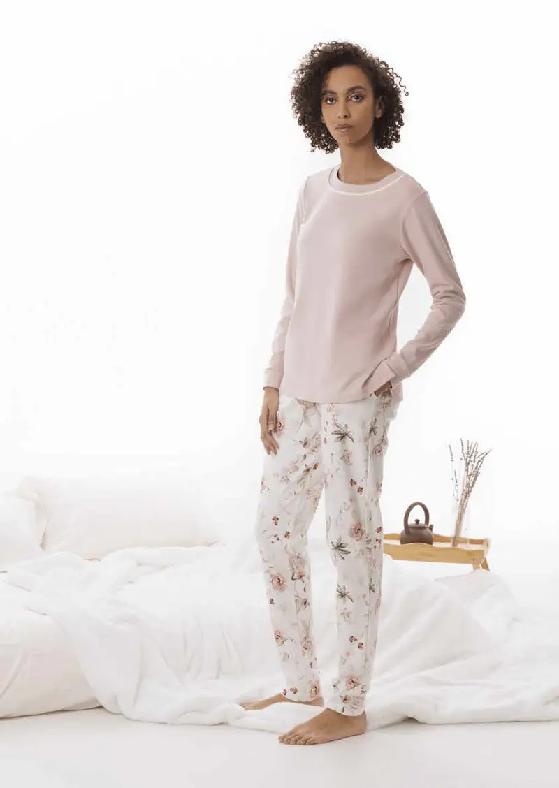 Amadine Pigiama Donna Rasogola in C. Cotone D3223
