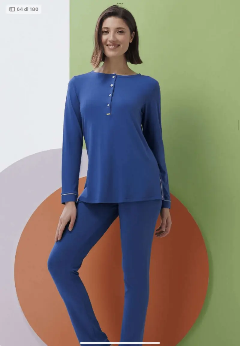 Amadine Pigiama Donna Serafino in viscosa D3017