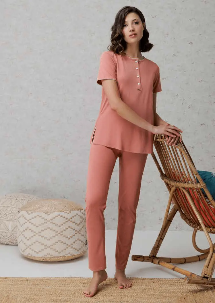 Amadine Pigiama Donna Serafino M/M P/L D3090