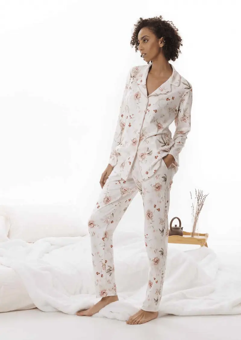 Amadine Pigiama Donna T. Uomo C. Cotone D3221