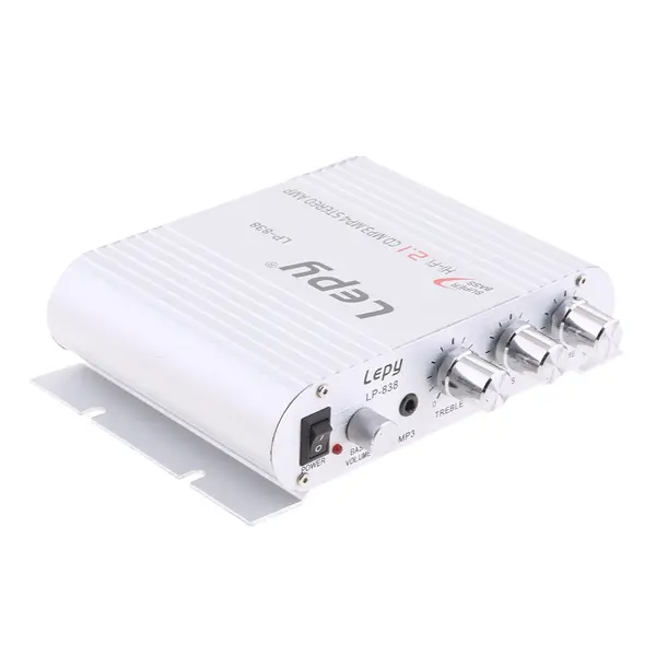 Amplificatore stereo Booster 2.1 Lepy LP838 15Wx2 + 20Wx1