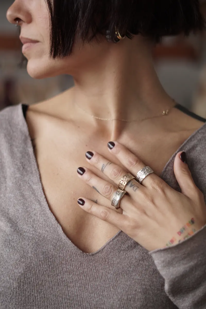 Anello Sabbia Esile X Casa Pesa