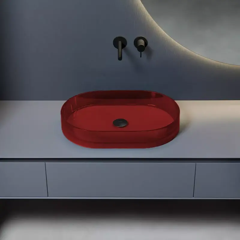Antonio Lupi Nabatei lavabo da appoggio ovale NBT060C