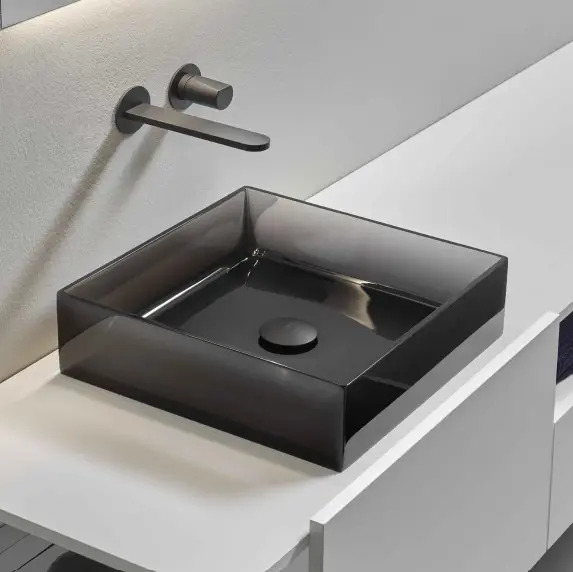 Antonio Lupi Nabatei lavabo da appoggio quadrato NBTR40C