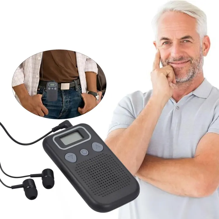 Apparecchi acustici 19A Amplificatore audio Dispositivo di potenziamento dell'udito alimentato a batteria, 19A