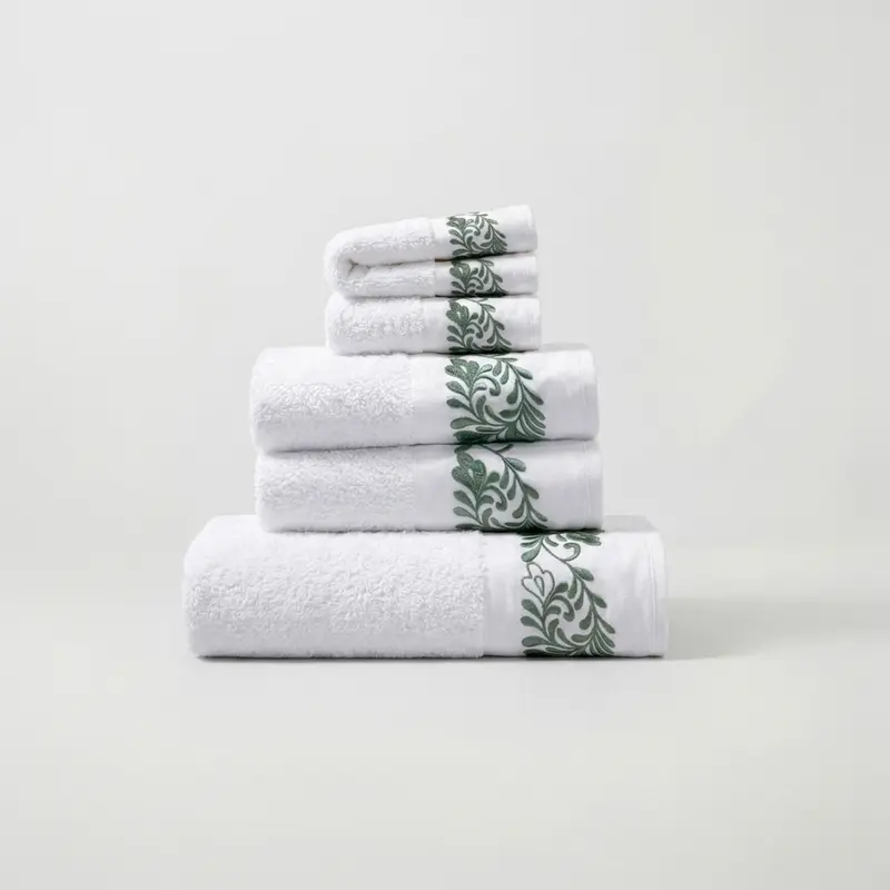 AREALE - SET 5 PEZZI DI SPUGNA BIANCO/VERDE