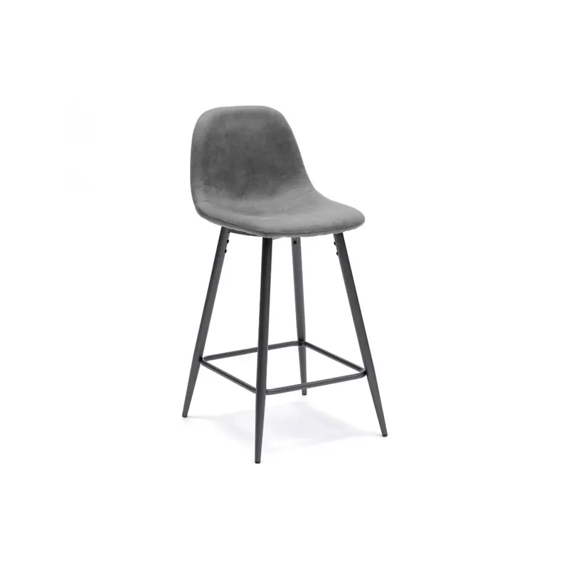 Aria, Set di 2 sgabelli in Similpelle (50cm X 43cm H. 91cm)