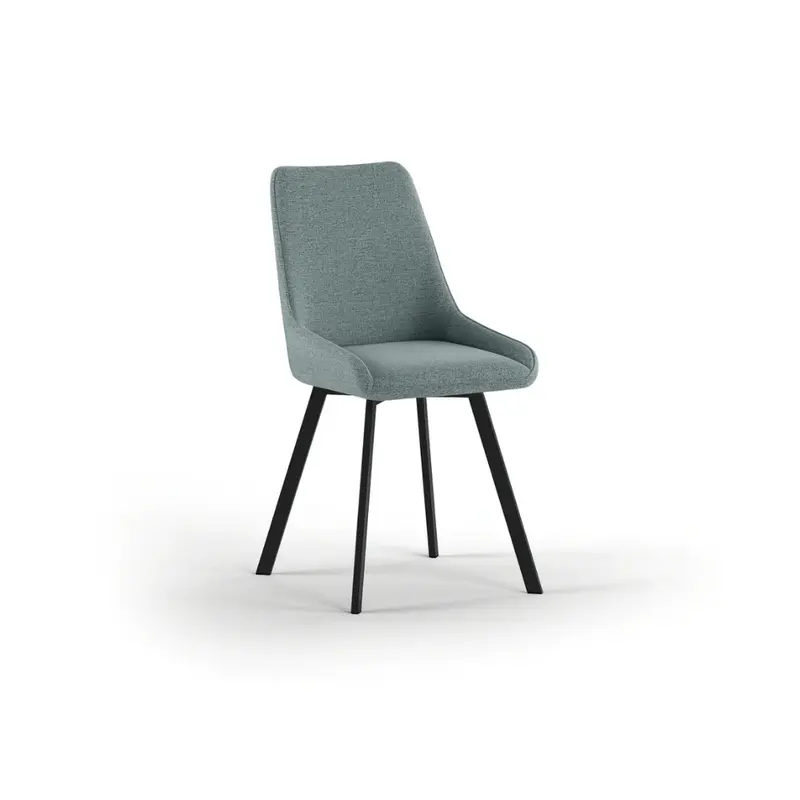 Artemis, Set di 4 Sedie in microfibra (48cm X 60cm H. 87cm)