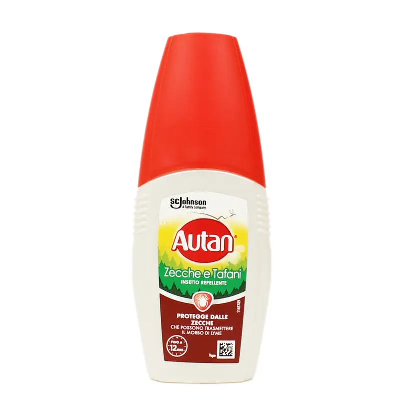 Autan Zecche e Tafani Vapo 100ml – Spray Repellente Insetti Tripla Azione ad Alta Protezione e Lunga Durata