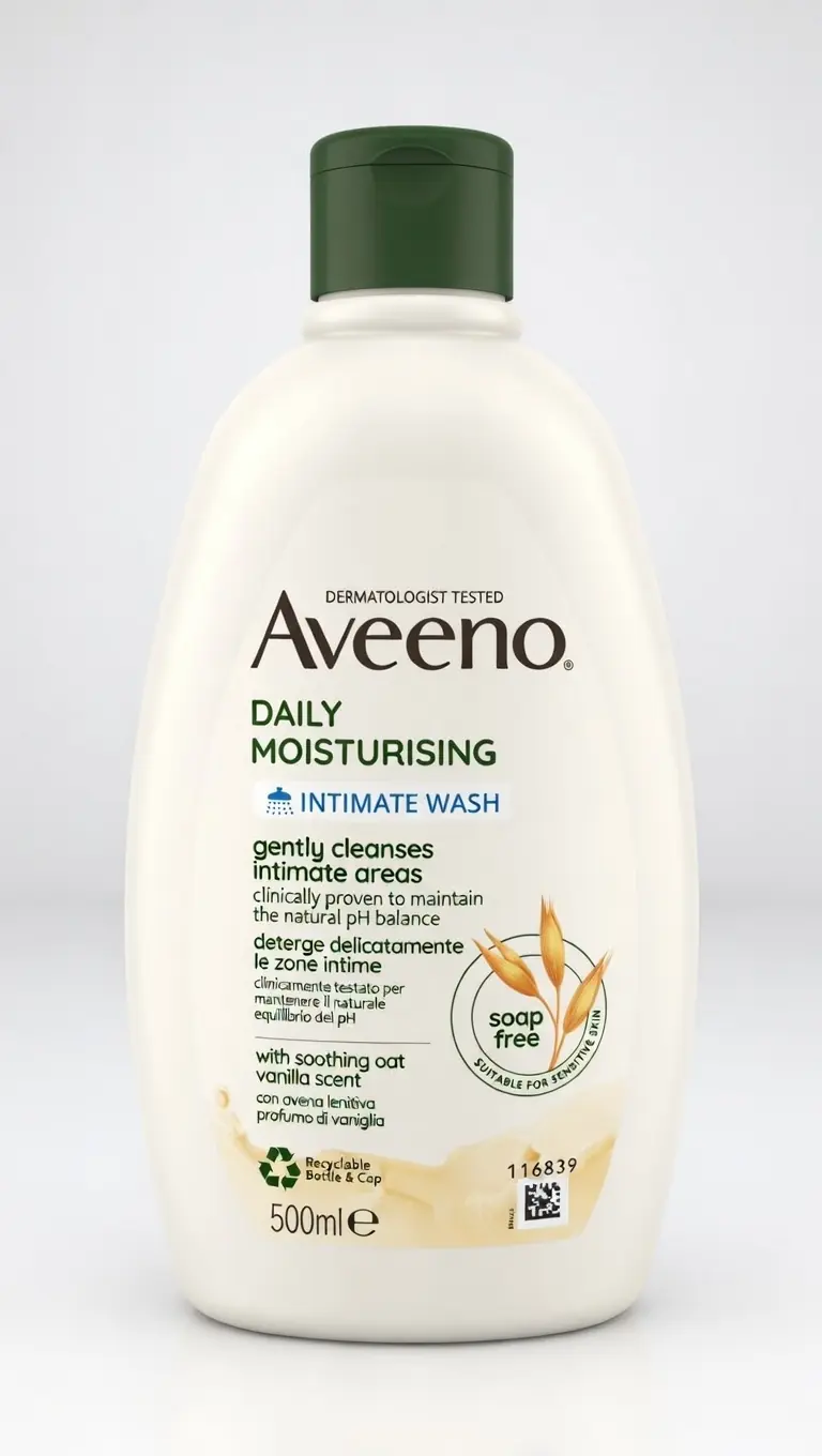 Aveeno Daily Moisturising Detergente Intimo 500ml – Idratante e Lenitivo con Avena Colloidale