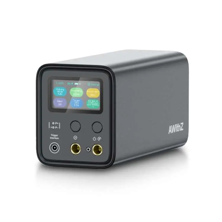 AWithZ Condensatore di accumulo di energia 18650 Batteria al litio Saldatrice a punti fai da te in fogli di nichel, EU Plug, US Plug, UK Plug