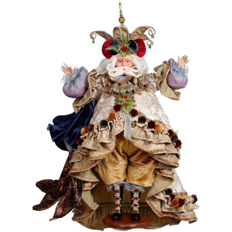 Babbo Natale Santa Mystère Crema e Blu Edizione Limitata – Goodwill by Mark Roberts, 100cm