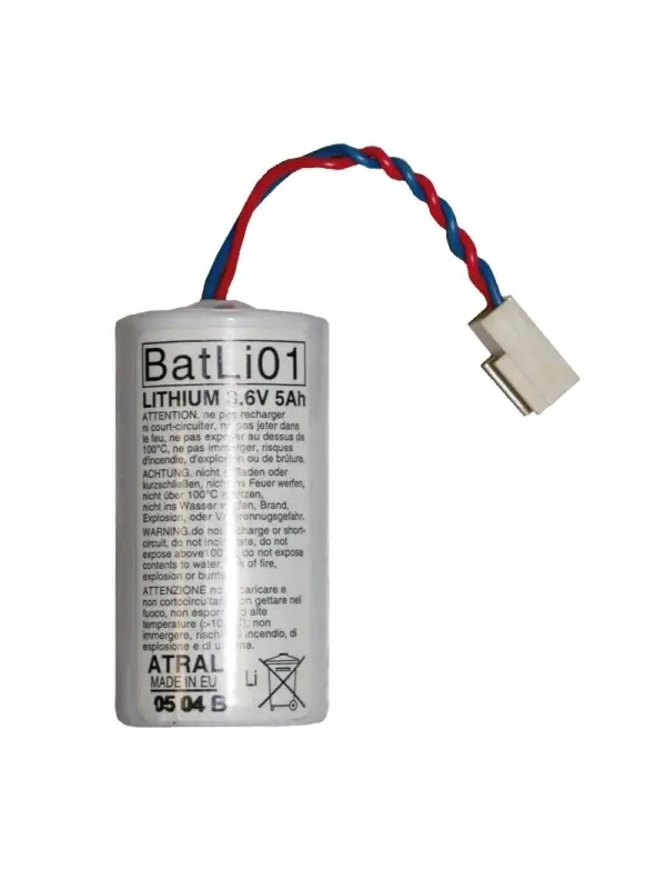 Batteria al litio 3,6 V / 5 Ah - Daitem BatLi01
