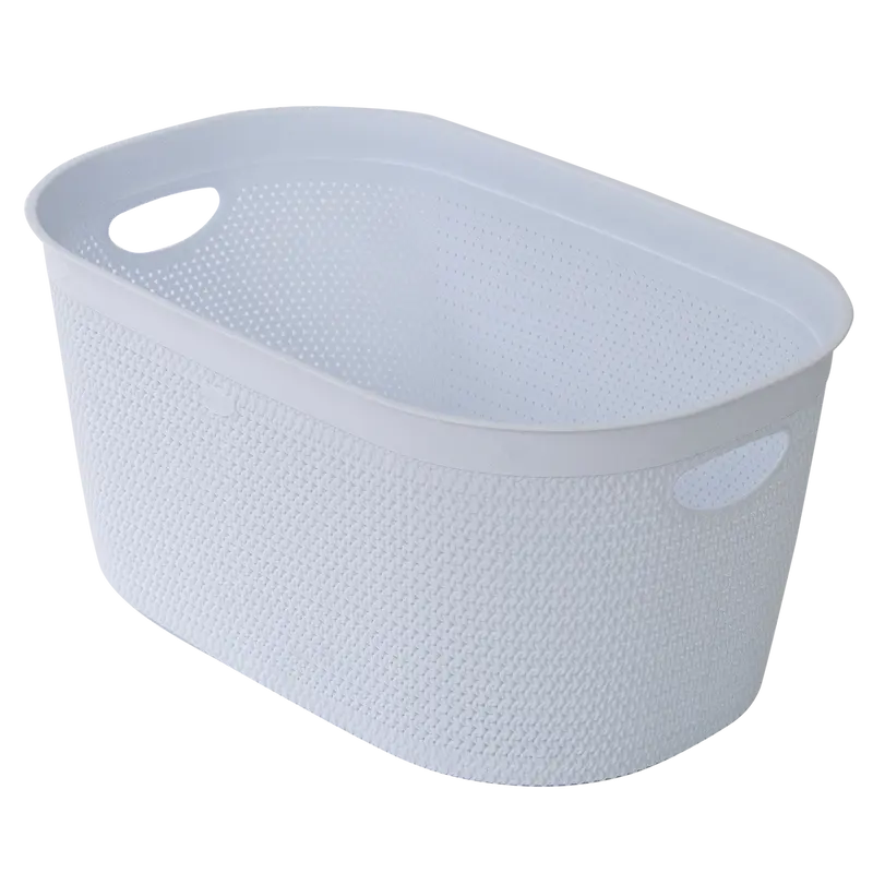 Belli e Forti Cesta Multiuso INTRECCIO LINE in Polimero Tecnico – Soluzione Organizzativa di Design