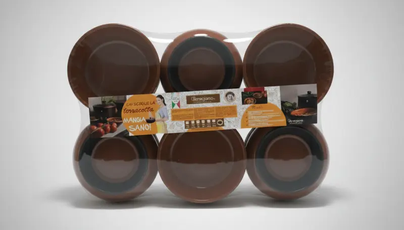 Benegiamo Set 6 Tegamini in Terracotta Marrone Scuro Ø 15cm | Casseruoline Monoporzione "Cucina della Nonna" per Gnocchi, Zuppe e Gratin | Tradizione Artigianale Italiana | Design Rustico Elegante