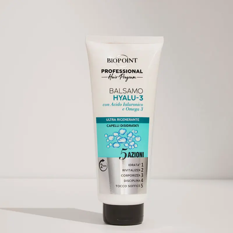 Biopoint Professional Balsamo Hyalu-3 350ml – Ultra Rigenerante con Acido Ialuronico e Omega 3